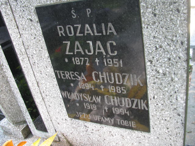 Teresa Chudzik 1893 Przeworsk - Grobonet - Wyszukiwarka osób pochowanych