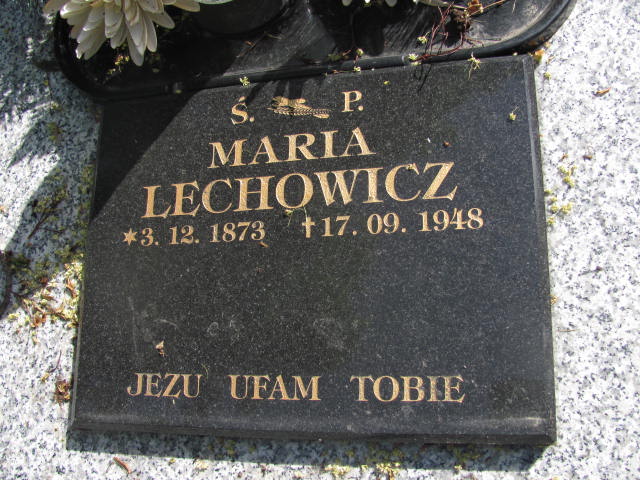 Maria Lechowicz 1873 Przeworsk - Grobonet - Wyszukiwarka osób pochowanych