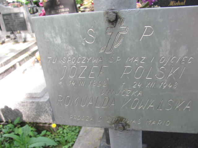 Józef Rolski 1892 Przeworsk - Grobonet - Wyszukiwarka osób pochowanych