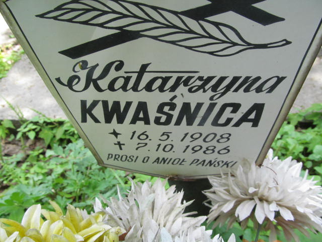 Katarzyna Kwaśnica 1908 Przeworsk - Grobonet - Wyszukiwarka osób pochowanych