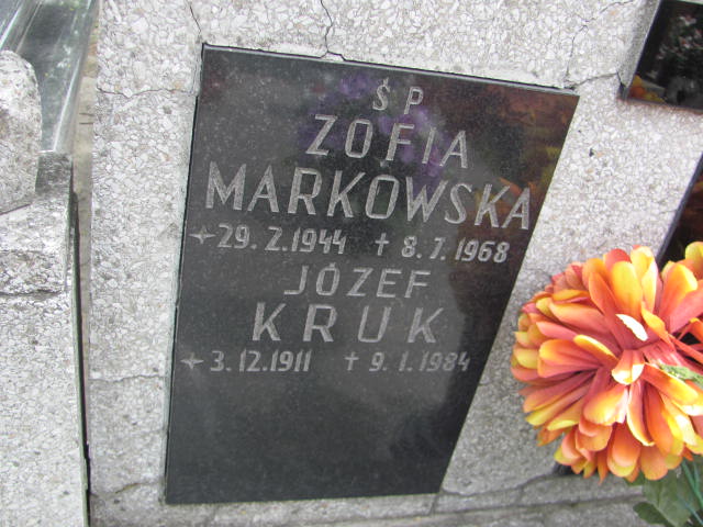 Maria Kruk 1913 Przeworsk - Grobonet - Wyszukiwarka osób pochowanych