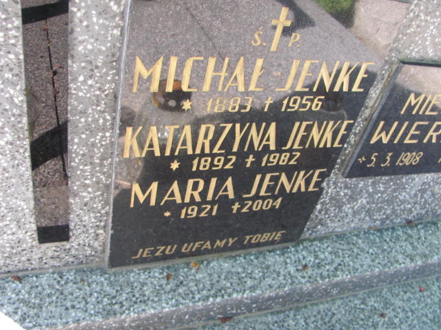 Maria Jenke 1921 Przeworsk - Grobonet - Wyszukiwarka osób pochowanych