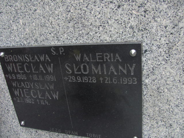 Bronisława Więcław 1906 Przeworsk - Grobonet - Wyszukiwarka osób pochowanych