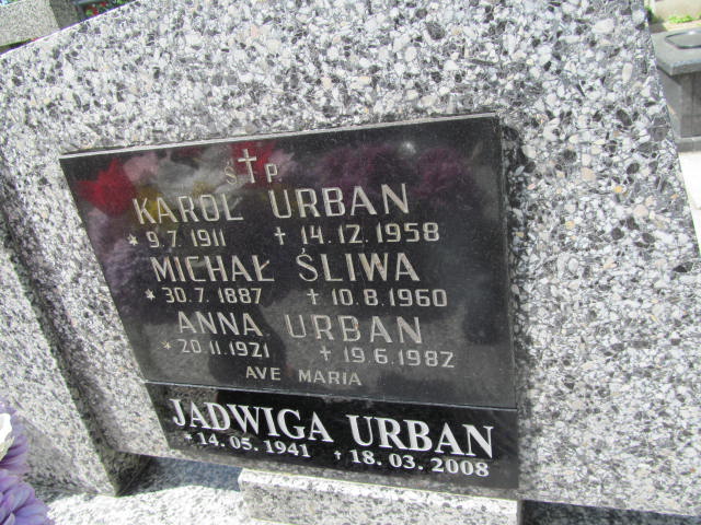 Karol Urban 1911 Przeworsk - Grobonet - Wyszukiwarka osób pochowanych