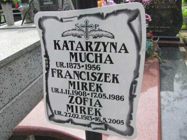 Zofia Mirek 1913 Przeworsk - Grobonet - Wyszukiwarka osób pochowanych