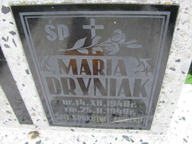 Maria Dryniak 1948 Przeworsk - Grobonet - Wyszukiwarka osób pochowanych