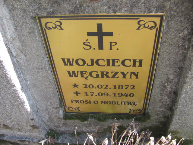 Wojciech Węgrzyn 1872 Przeworsk - Grobonet - Wyszukiwarka osób pochowanych