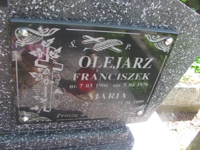 Franciszek Olejarz 1906 Przeworsk - Grobonet - Wyszukiwarka osób pochowanych