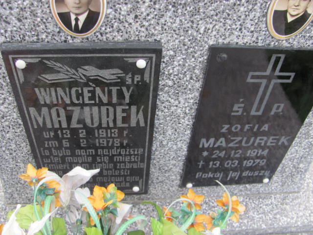 Zofia Mazurek 1914 Przeworsk - Grobonet - Wyszukiwarka osób pochowanych