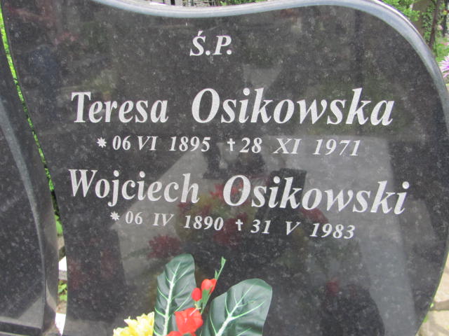Teresa Osikowska 1895 Przeworsk - Grobonet - Wyszukiwarka osób pochowanych