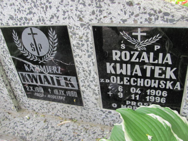 Rozalia Kwiatek 1906 Przeworsk - Grobonet - Wyszukiwarka osób pochowanych