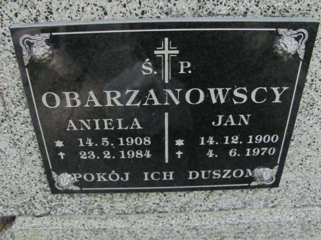 Jan Obarzanowski 1900 Przeworsk - Grobonet - Wyszukiwarka osób pochowanych