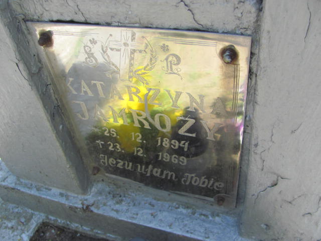 Katarzyna Jamroży 1894 Przeworsk - Grobonet - Wyszukiwarka osób pochowanych