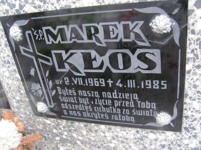 Marek Kłos 1969 Przeworsk - Grobonet - Wyszukiwarka osób pochowanych