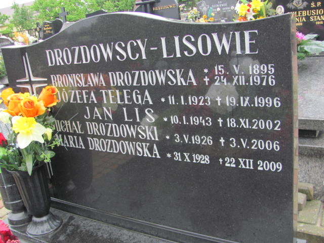 Bronisława Drozdowska 1895 Przeworsk - Grobonet - Wyszukiwarka osób pochowanych