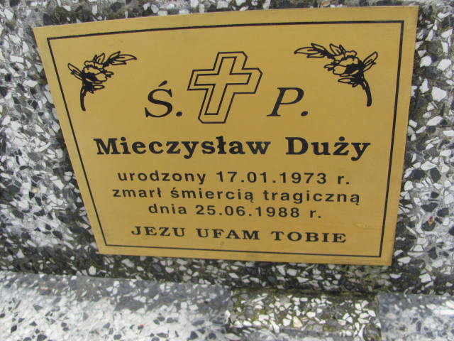 Władysław Duży 1946 Przeworsk - Grobonet - Wyszukiwarka osób pochowanych