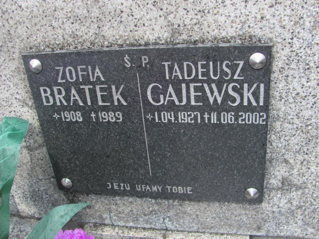 Tadeusz Gajewski 1927 Przeworsk - Grobonet - Wyszukiwarka osób pochowanych