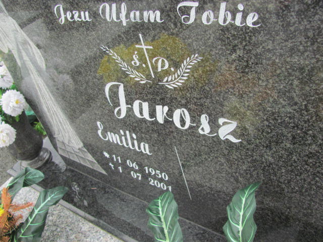 Emilia Jarosz 1950 Przeworsk - Grobonet - Wyszukiwarka osób pochowanych